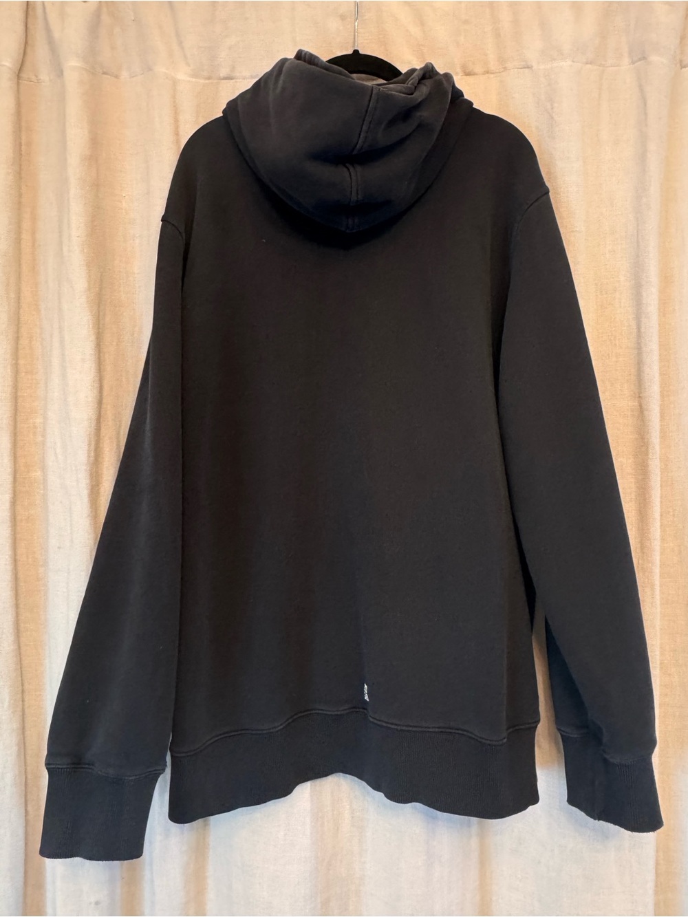 Givenchy Archetype Curved Logo Hoodie Black Cotton Fleece Size XL - Picture 2 of 12